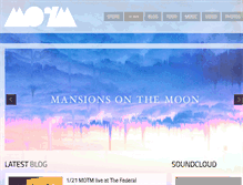 Tablet Screenshot of mansionsonthemoon.com